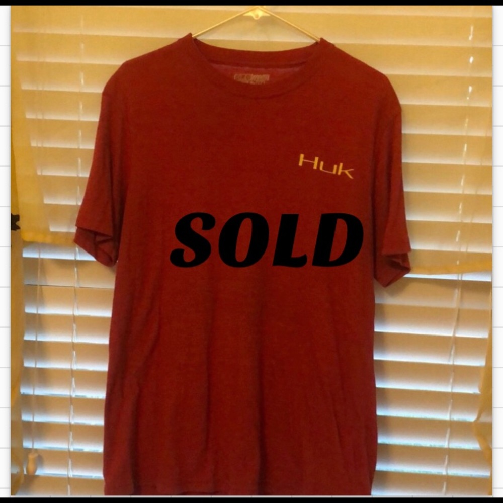 🛑 FINAL PRICE!!! HUK T-SHIRT RED size med